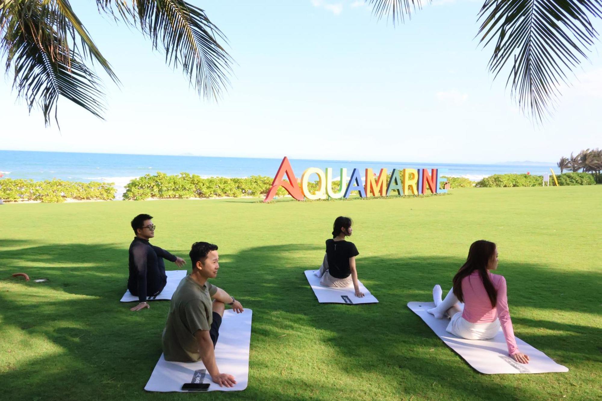 Aquamarine Beachfront Resort & Spa קאם ראן מראה חיצוני תמונה